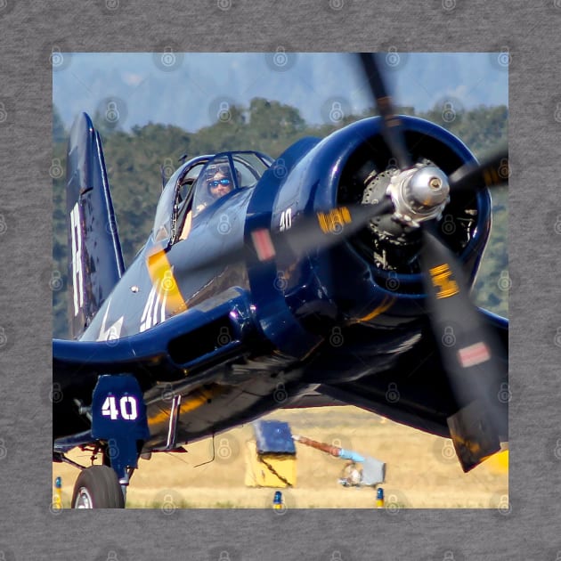 F4U-7 Corsair close-up by acefox1